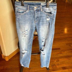 Bridge by Gly Mid-Rise Ankle Skinny stretch jeans Size 28